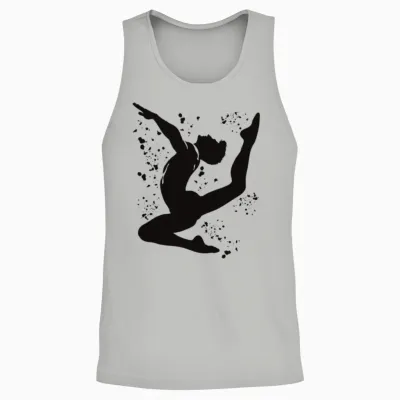 Gymnast Floor Artistic Gymnastics Unisex Tank Top - Ash