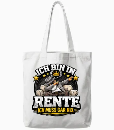 Rente 2026 Ruhestand Pension Pensionär Lustiges Rentner Tote Bags - White