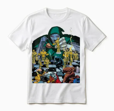Marvel Doctor Doom Doomwar #3 Comic Cover Unisex T-Shirt - White
