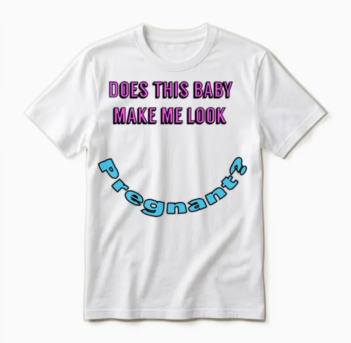 Funny Pregnancy Unisex T-Shirt in White