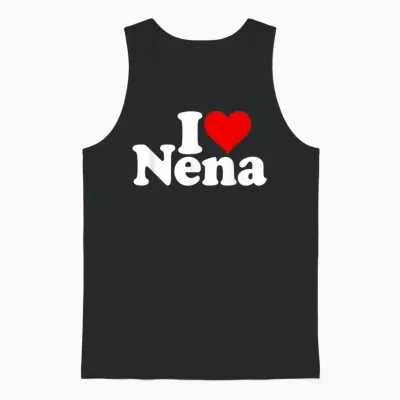 Ich Liebe Herz Nena Unisex Tank Top - Black