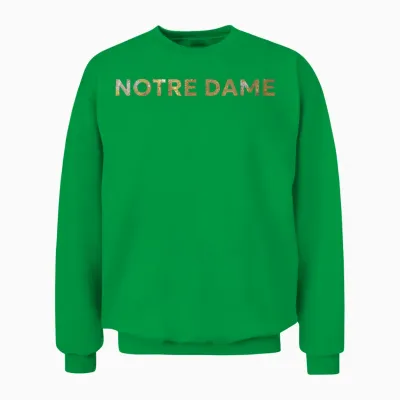 Notre Dame Cathedral Unisex Sweatshirt - Irish Green