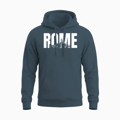 Rome Unisex Hoodie - Dark Heather