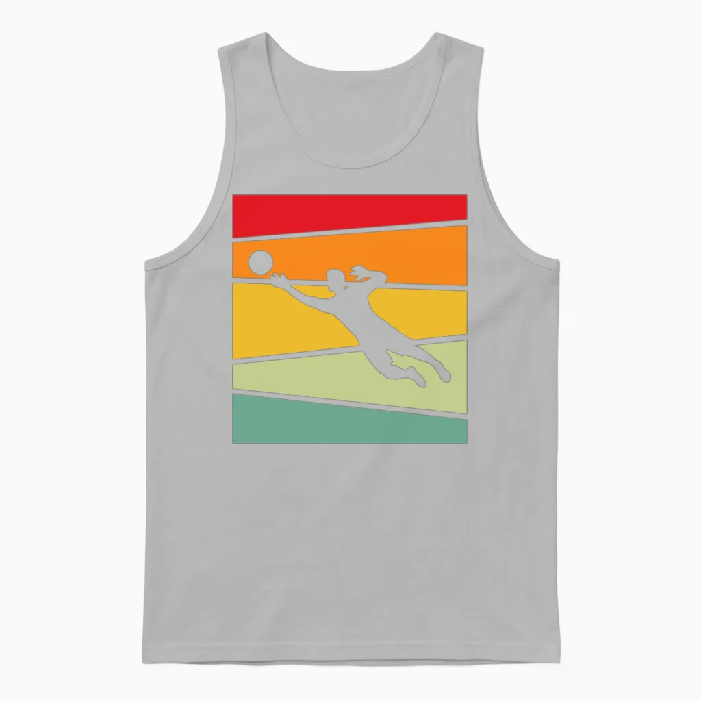 Keeper Retro Unisex Tank Top in Ash