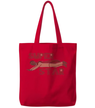 Old School Mel Farr Superstar Detroit Tote Bags - Red