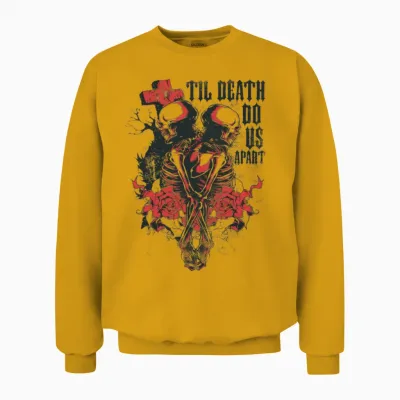 Till Death Do Us Apart Unisex Sweatshirt - Gold