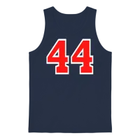 Number 44 Unisex Tank Top - Navy – 1