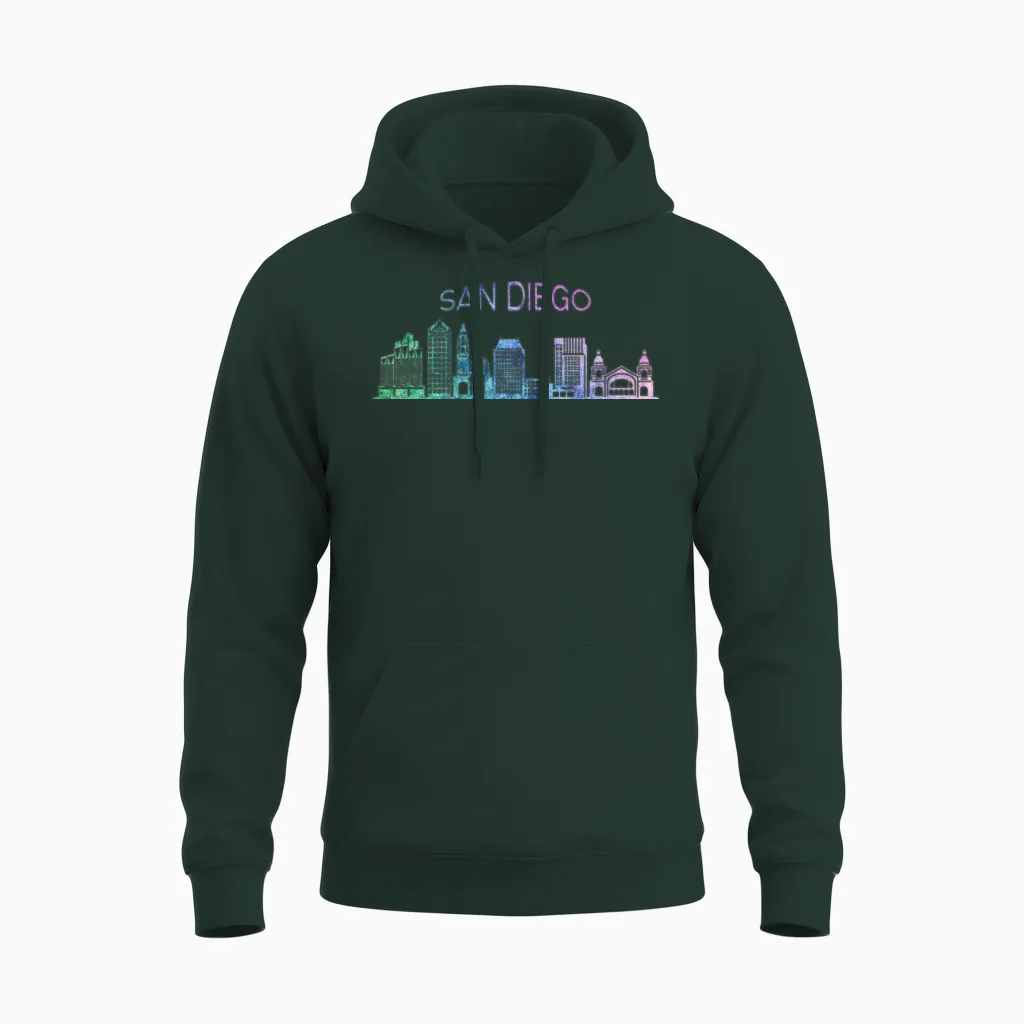 San Diego Unisex Hoodie in Forest