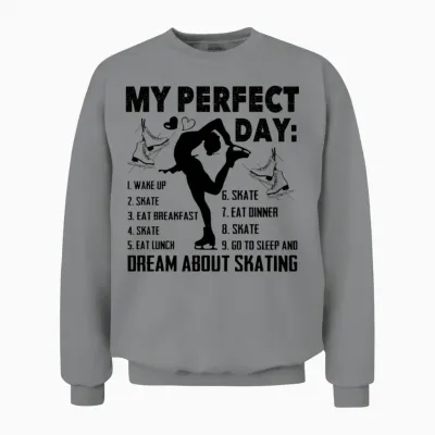 Funny Figure Skating Unisex Sweatshirt - Sport Grey