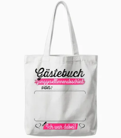 Jga T-Shirt Frauen Poltern Braut Junggesellenabschied Frauen Tote Bags - White