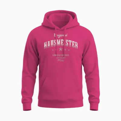 Hausmeister Limited Edition Unisex Hoodie - Heliconia