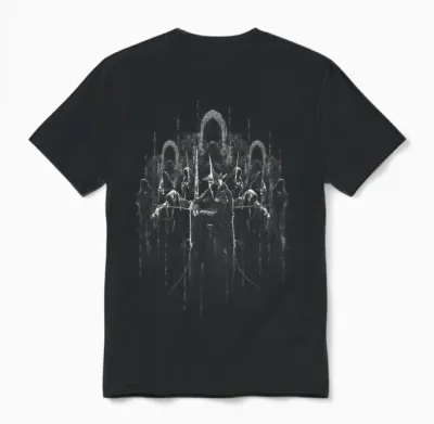 Lord of the Rings the Nine Unisex T-Shirt - Black