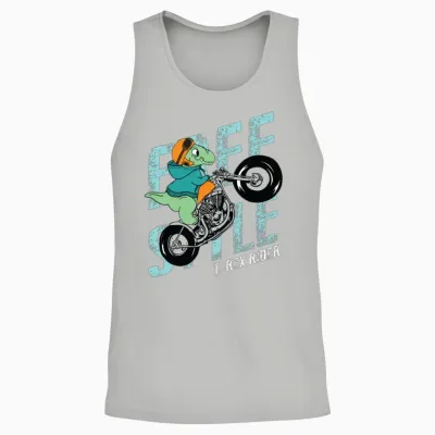 Funny Children 55 Unisex Tank Top - Ash