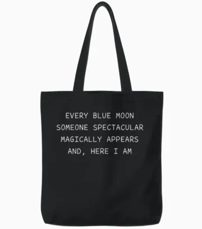 Funny Quotes Women's Graphic Tote Bags - Black