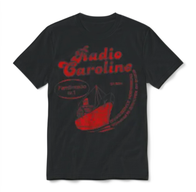 Radio Caroline Belgium Unisex T-Shirt - Black