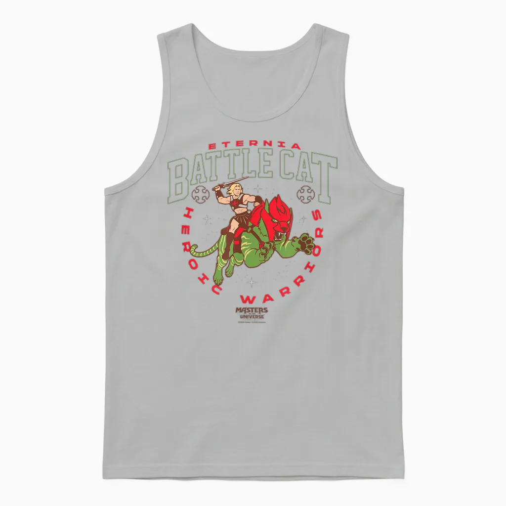 Maîtres De L'univers : Chat De Combat Eternia Unisex Tank Top in Ash