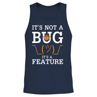 Funny Programmer Coder Software Engineer Funny Unisex Tank Top - Navy