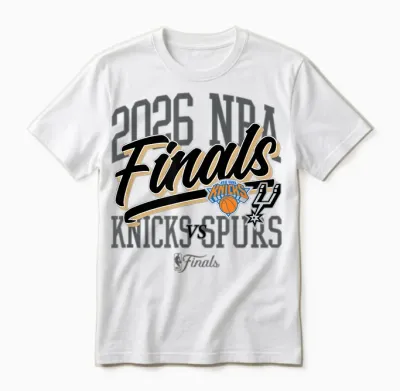 Nba 2026 Finals Knicks vs Spurs Final Flex Unisex T-Shirt - White