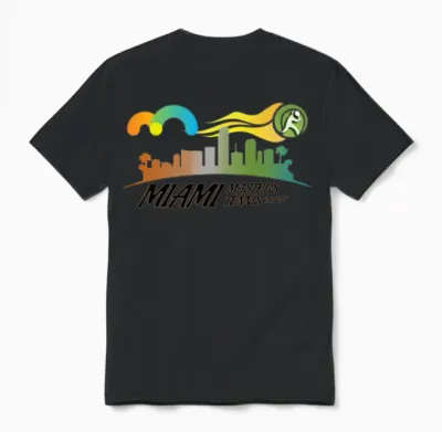 Masters Tennis Miami Unisex T-Shirt - Black