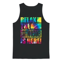Relax the Lighting Designer Is Here Unisex Tank Top - Black – 1