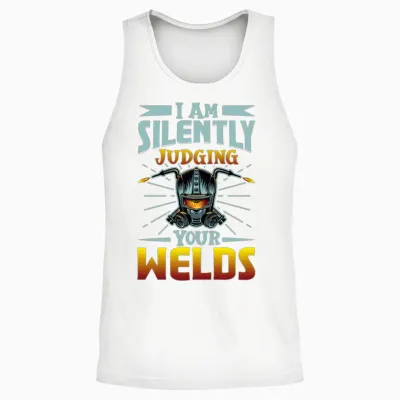 Welder Funny Funny Welding Gift Unisex Tank Top - White