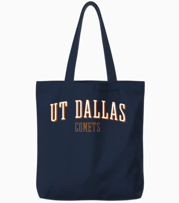 Ut Dallas Comets Ncaa Rylutd07 Birthday Christmas Tote Bags in Navy