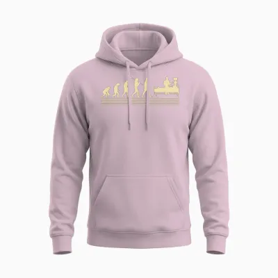 Respiratory Therapist Evolution Unisex Hoodie - Light Pink