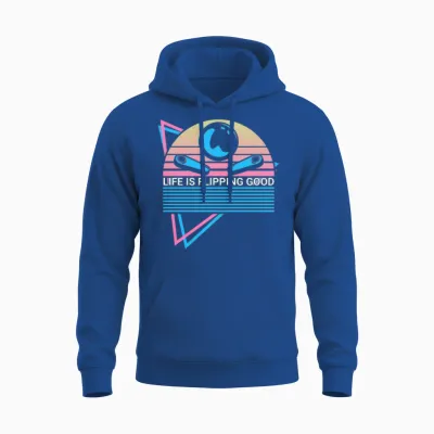 Pinball Machine Retro Unisex Hoodie - Royal