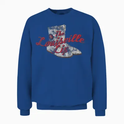 Muhammad Ali, the Louisville Lip Unisex Sweatshirt - Royal