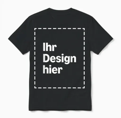 Custom T-Shirt with Your Image Front Unisex T-Shirt in Black
