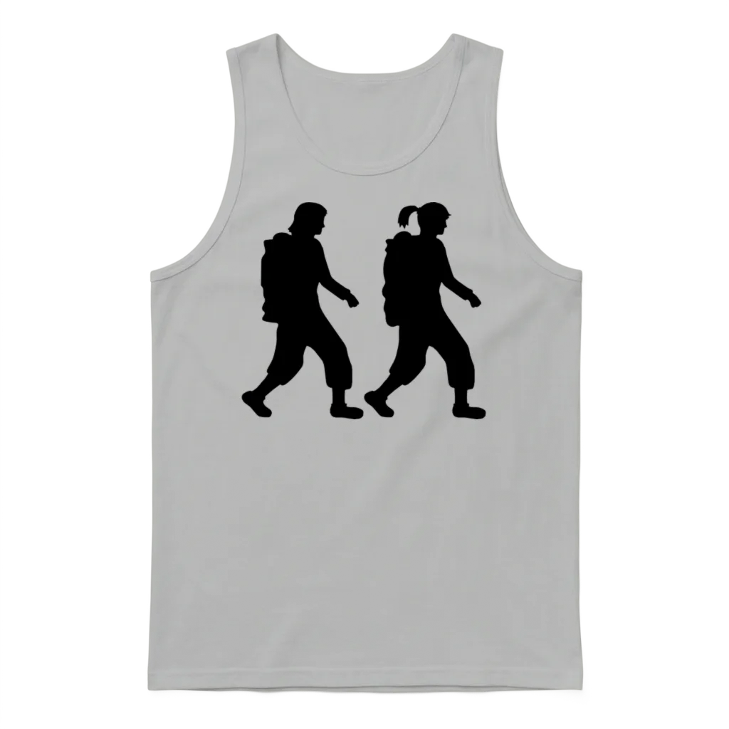 2 Girlfriends Hiking — & Outdoors Unisex Tank Top - Ash