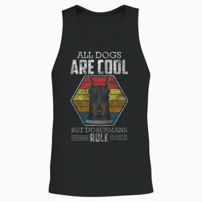Dog Dog Lover Dog Owner Unisex Tank Top - Black