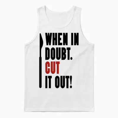 Surgeon Gifts Unisex Tank Top - White