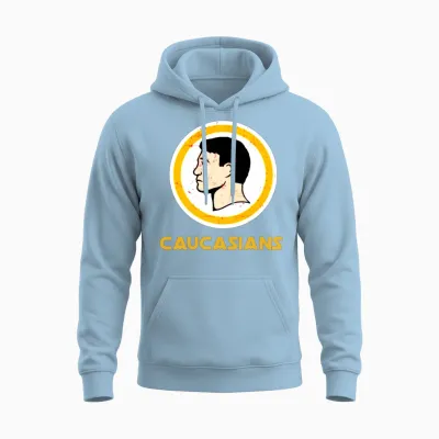 Caucasians Unisex Hoodie - Light Blue