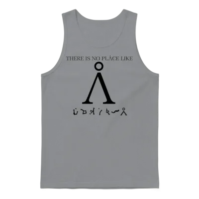Stargate Sg1 - There Is No Place Like Earth Unisex Tank Top - Sport Grey