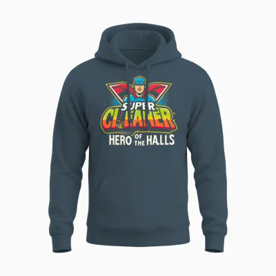 School Custodian School Staff Janitor Unisex Hoodie - Dark Heather