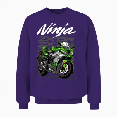 Ninja Zx6r Unisex Sweatshirt - Purple