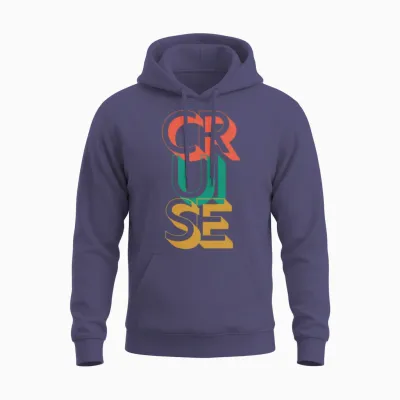 Retro Cruise Unisex Hoodie - Heather Sport Dark Navy