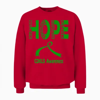 Cdkl5 Awareness Unisex Sweatshirt - Red