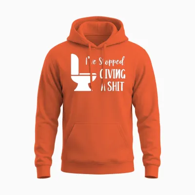 Funny Ostomate Gift - Colostomy Ileostomy Survivor Unisex Hoodie - Orange