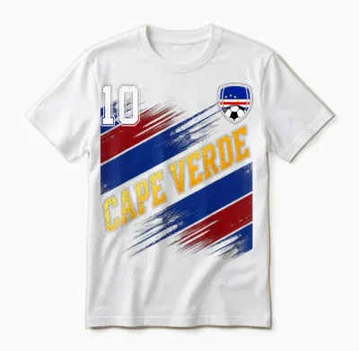 Cape Verde Flag Cape Verdean Pride Unisex T-Shirt - White