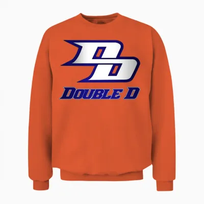 Double D Logo Unisex Sweatshirt - Orange