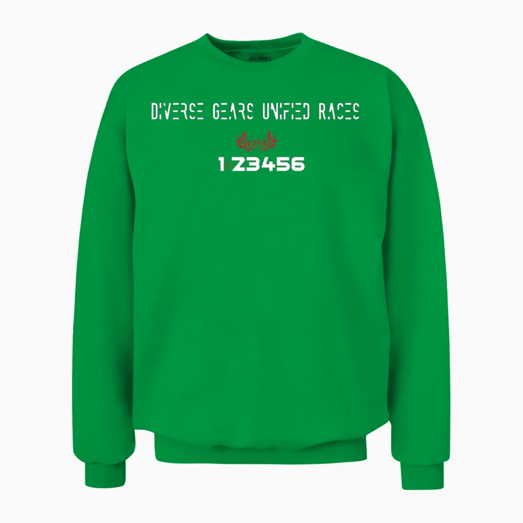 1n23456 Unisex Sweatshirt in Irish Green