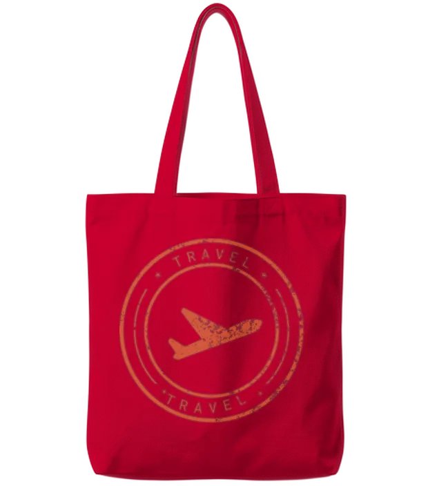 Travel Tote Bags - Red