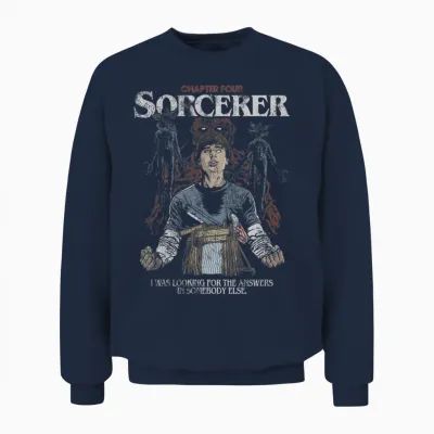 Stranger Things Will the Sorcerer Manche Longue Unisex Sweatshirt - Navy