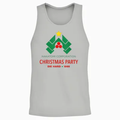 The Hard Nakatomi Corporation Christmas Party 1988 Unisex Tank Top - Ash