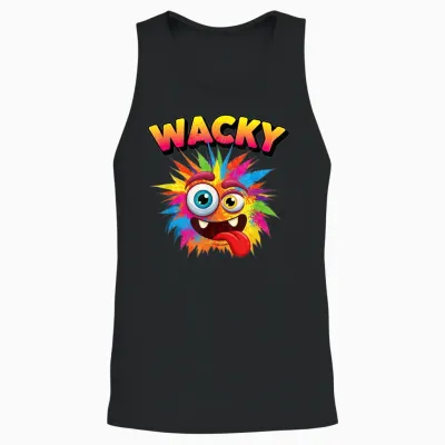 Wacky Outfit Unisex Tank Top - Black