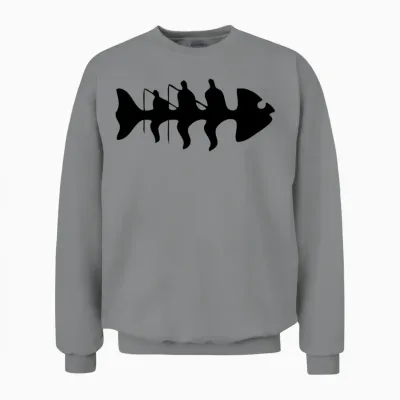 Fishbone Unisex Sweatshirt - Sport Grey