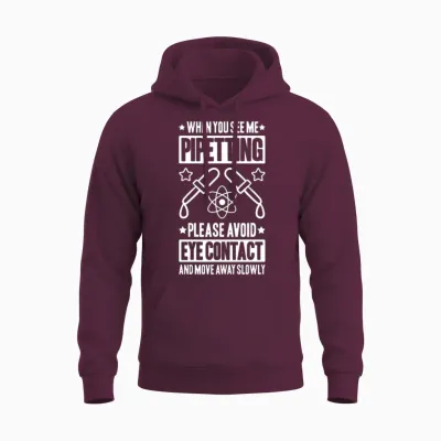 Biochemistry Biochemist Biology Biologist Genetics Unisex Hoodie - Maroon