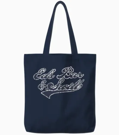 Eds Bar and Swill Retro Tote Bags - Navy